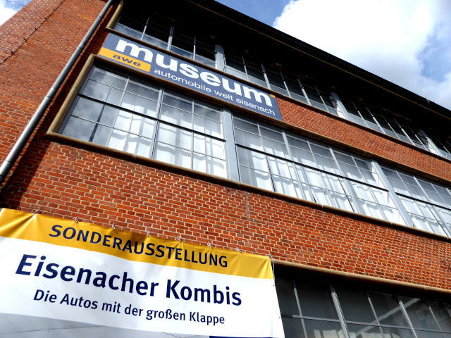 Das Automuseum in Eisenach, Wartburg gebaut, heute Opel
